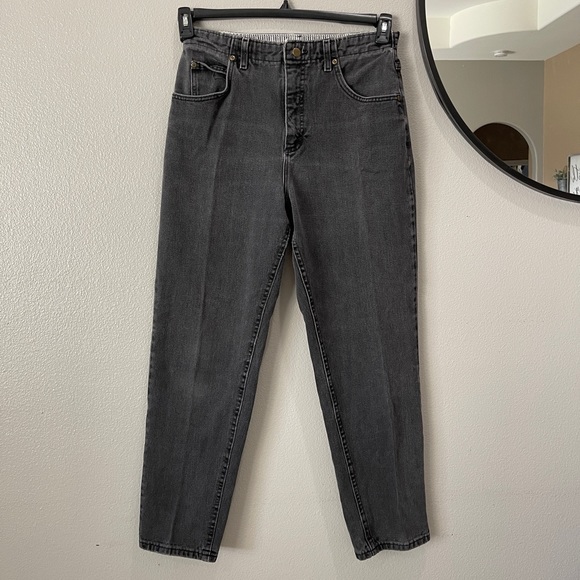 Vtg 90s LL Bean Double L Comfort Waist High Rise Mom Jeans Size 12Reg 30 Waist - Picture 1 of 9